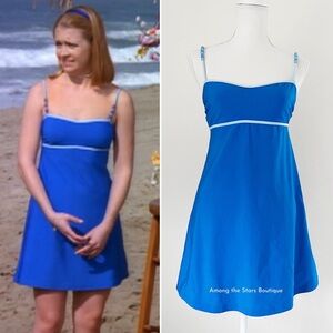 Exceptionally Rare 90s Vintage Blue Dress ASO Sabrina The Teenage Witch